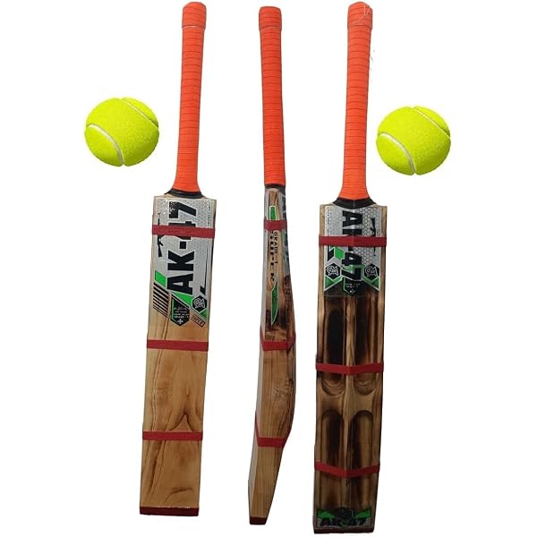 ZX, Kashmir Willow Cricket Bat, Full Size for Leather Ball (Green